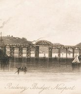 Railway Bridge Newport : Engraved and Published by Newman & Co. 48 Watling St. London